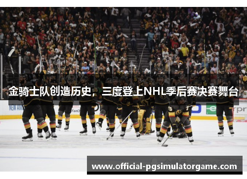 金骑士队创造历史，三度登上NHL季后赛决赛舞台